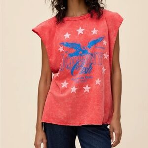 Daydreamer Johnny Cash Americano Rebel tank top